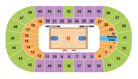 Matthews Arena Basketball Seating Chart